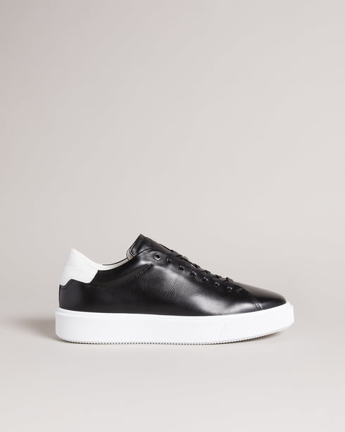 BREYON-Sneakers-For a bold finishing touch to your outfit, BREYON hits the mark. Featuring an inflated sole and a glossy leather upper, these sleek trainers are ideal for adding a sophisticated flair to jeans and a tee.By purchasing this product, you are supporting responsible leather manufacturing through the Leather Working Group. Trainers Leather Inflated sole Lace up Round toe Contrast panels- Ted Baker Romania